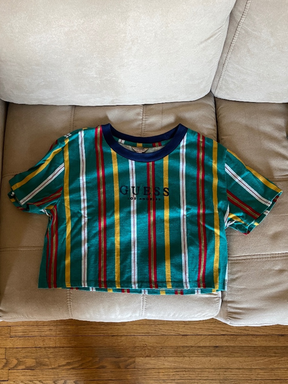 Guess Originals Los Angeles Multi-Colored Crop Top - Women's S